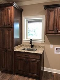 Custom bathroom cabinetry by Custom Wordworks in Longview, TX