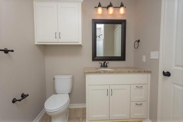 Custom bathroom cabinetry by Custom Wordworks in Longview, TX