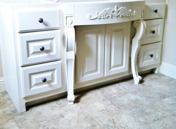 Custom bathroom cabinetry by Custom Wordworks in Longview, TX