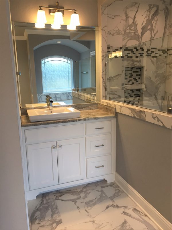 Custom bathroom cabinetry by Custom Wordworks in Longview, TX