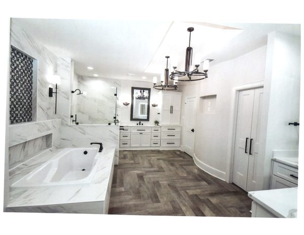 Custom bathroom cabinetry by Custom Wordworks in Longview, TX