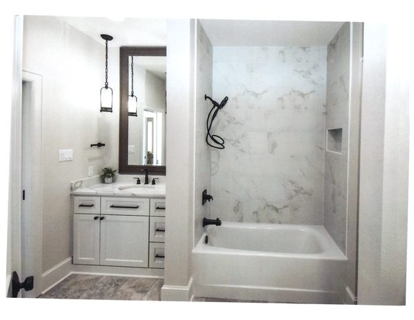 Custom bathroom cabinetry by Custom Wordworks in Longview, TX