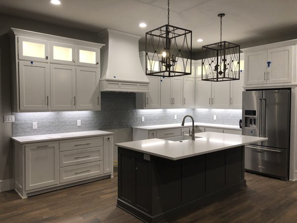 Completed custom cabinetry project by Custom Wordworks in Longview, TX