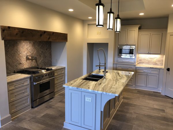 Completed custom cabinetry project by Custom Wordworks in Longview, TX