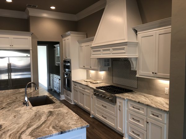 Completed custom cabinetry project by Custom Wordworks in Longview, TX