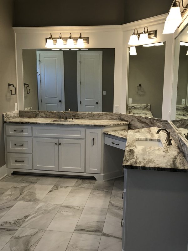 Completed custom cabinetry project by Custom Wordworks in Longview, TX