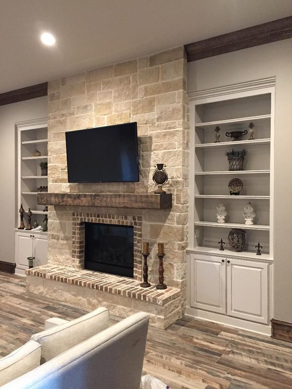Completed custom cabinetry project by Custom Wordworks in Longview, TX