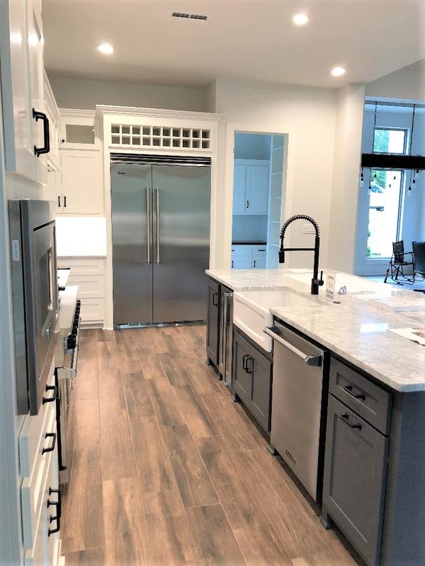 Custom kitchen cabinetry by Custom Wordworks in Longview, TX