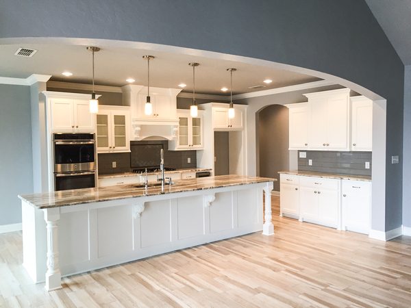 Custom kitchen cabinetry by Custom Wordworks in Longview, TX